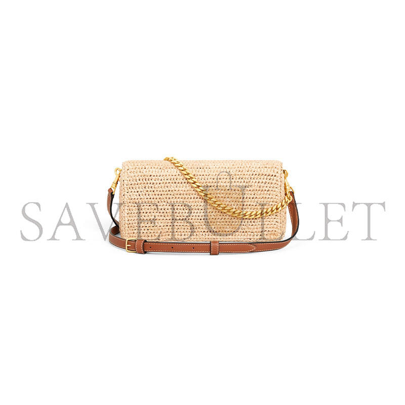 Ce1i*e multipochette in raffia 10m432fwi.02nt (23*11*4cm)